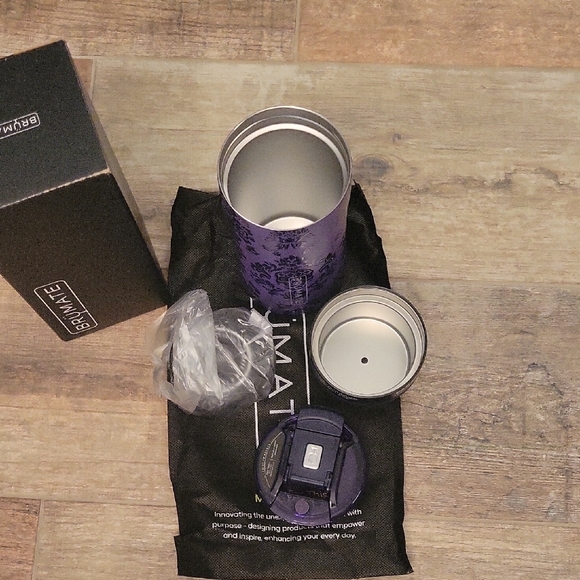 BrüMate Halloween Violet Victorian Trio 3-in-1 Can Cooler 16oz NWT - Picture 3 of 6